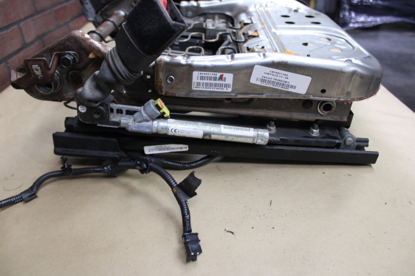2011-2014 Dodge Charger Front Left Driver Seat Lower Track Rail Frame Unit OEM