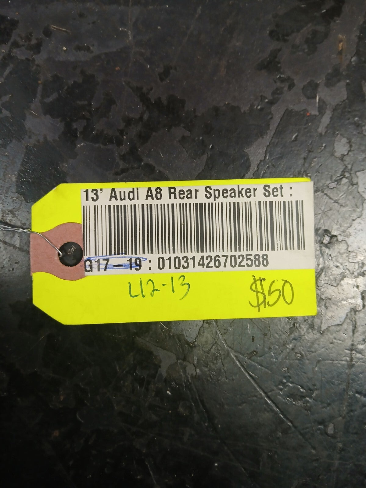 2011-2018 Audi A8 Quattro S8 Rear Audio Sound Speaker 4h0 035 411a