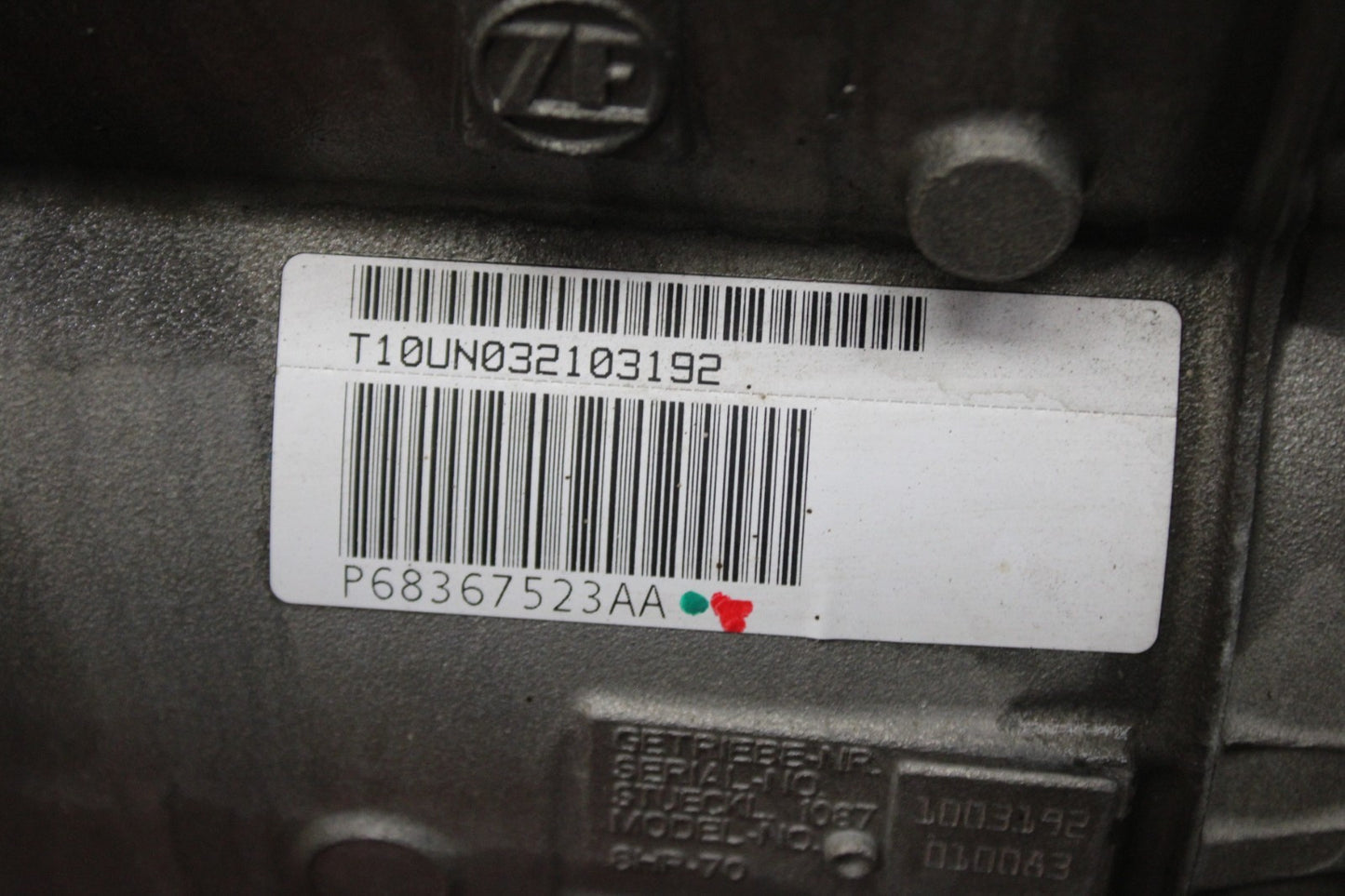 2018-2023 DODGE CHARGER SCAT OEM 8HP-70 AUTOMATIC TRANSMISSION 8 SPEED RWD 6.4L