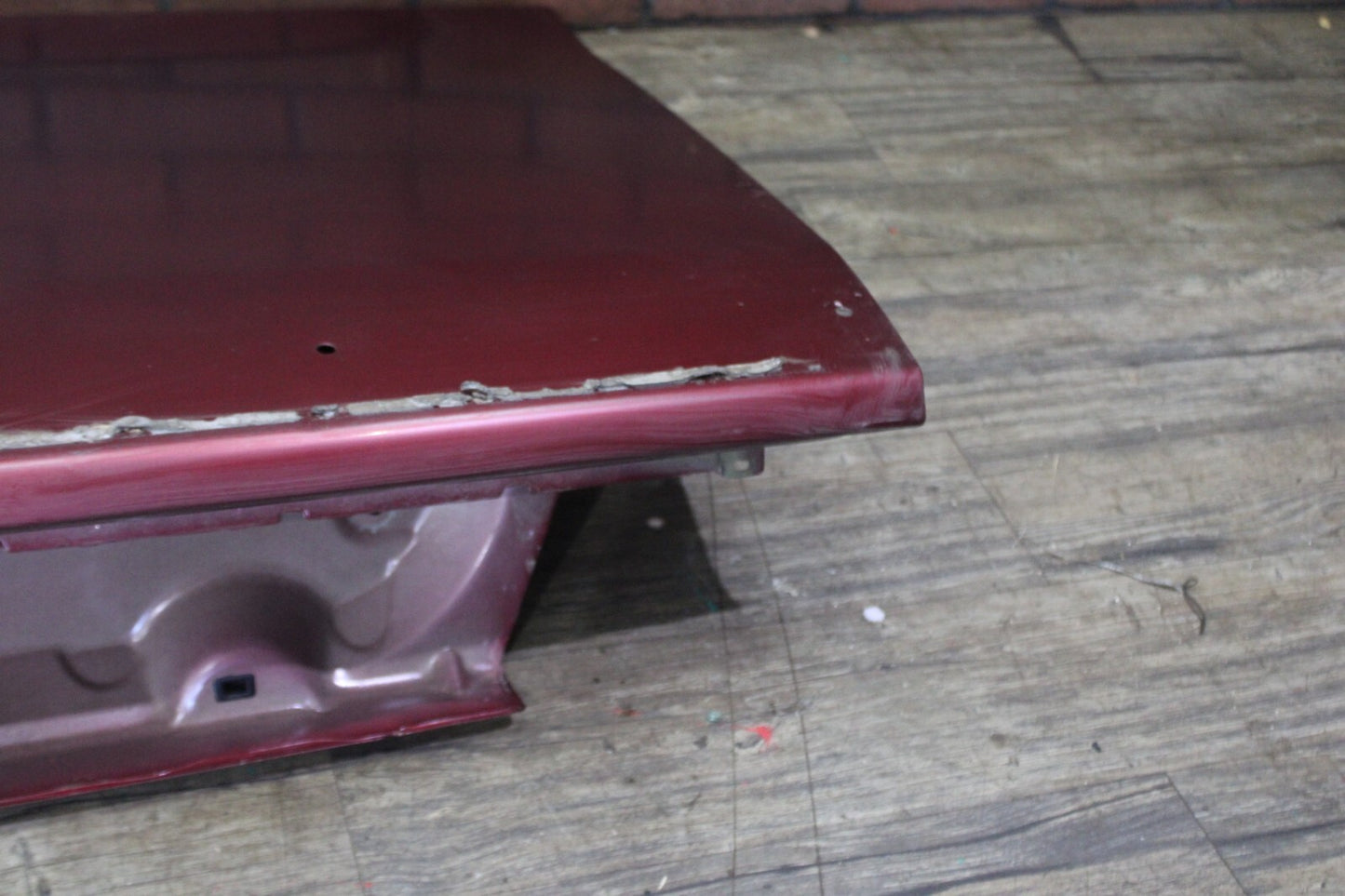 2008-2023 DODGE CHALLENGER T/A OEM REAR TRUNK DECKLID COVER ASSEMBLY BURGUNDY