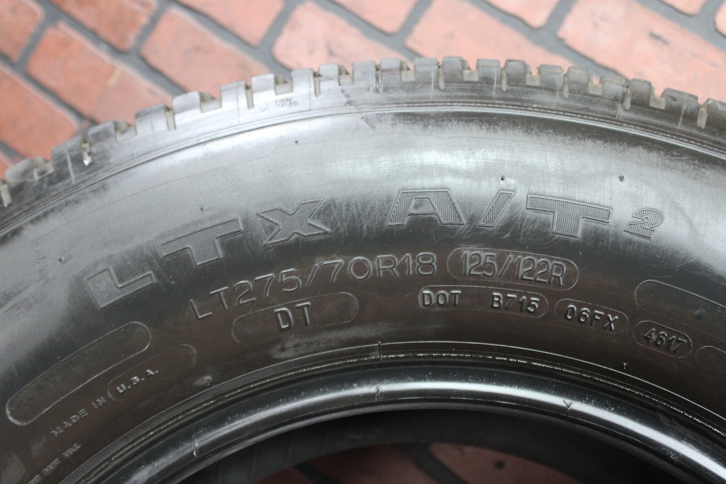 Michelin LTX A/T LT275/70R18 Used All Season Light Truck Highway Tire 6/32nds