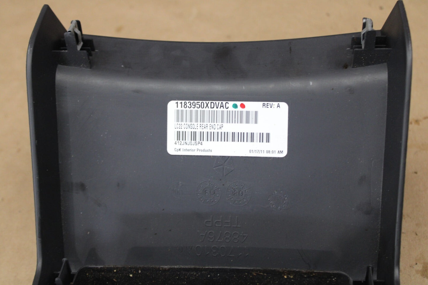 2008-2014 Dodge Challenger Coupe Center Console Vent Cover Cap 1183950XDVAC OEM