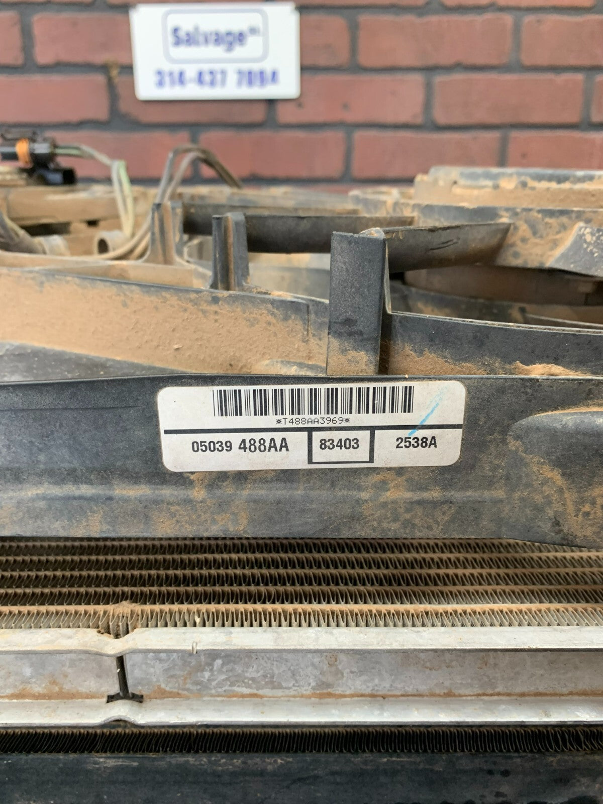 DODGE Challenger SRT 6.1L 2008-2010 OEM ENGINE COOLING FAN AC CONDENSER RADIATOR