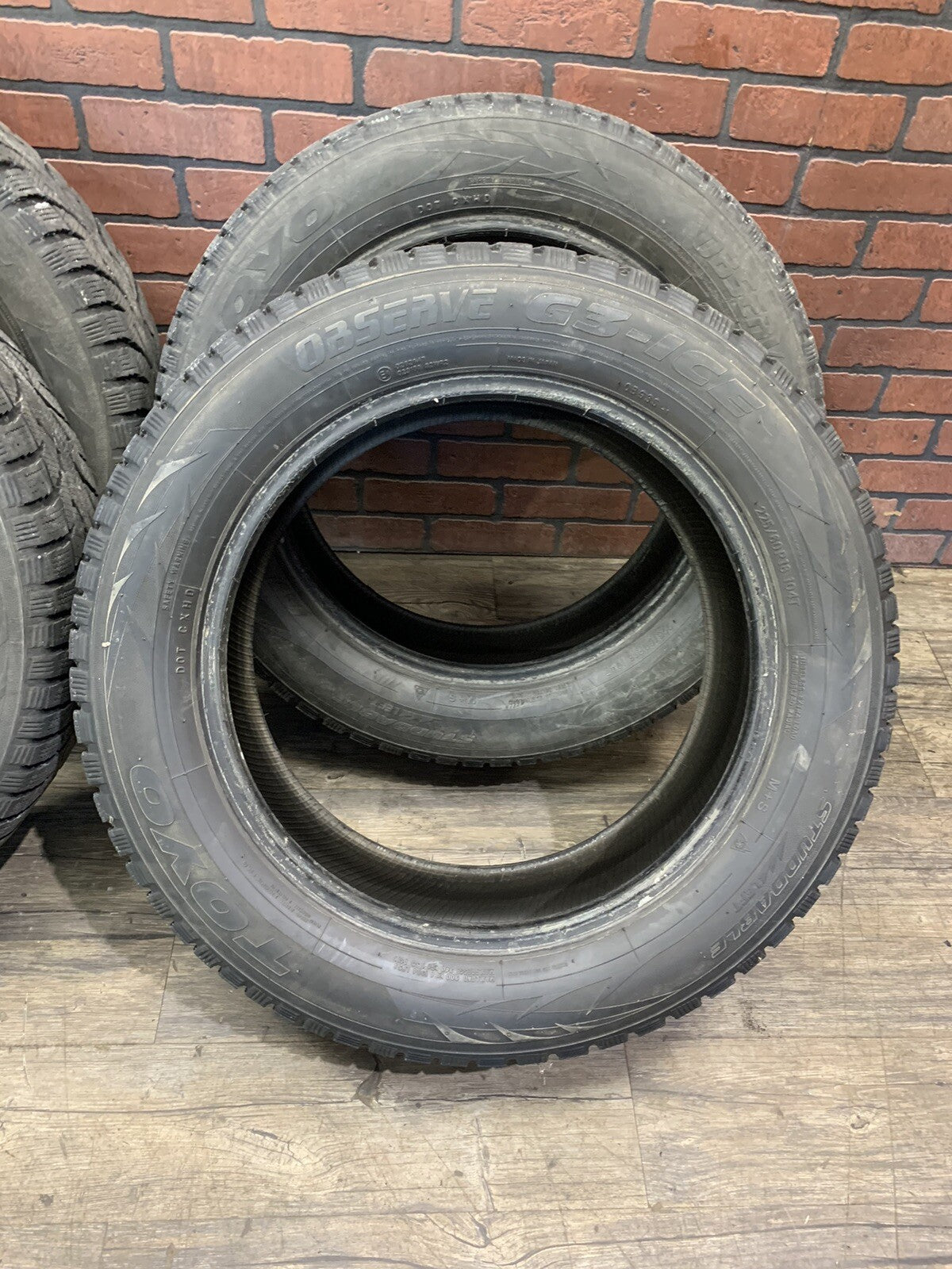 Obersrve G3-ICE 225/60r18 Winter Non-studded Studable Tires 7/32 Good Tread