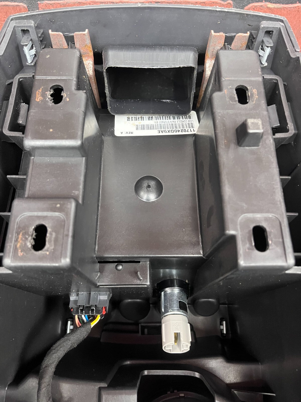 2008-2014 Dodge Challenger SRT Black Center Console Assembly OEM w/ Cupholders
