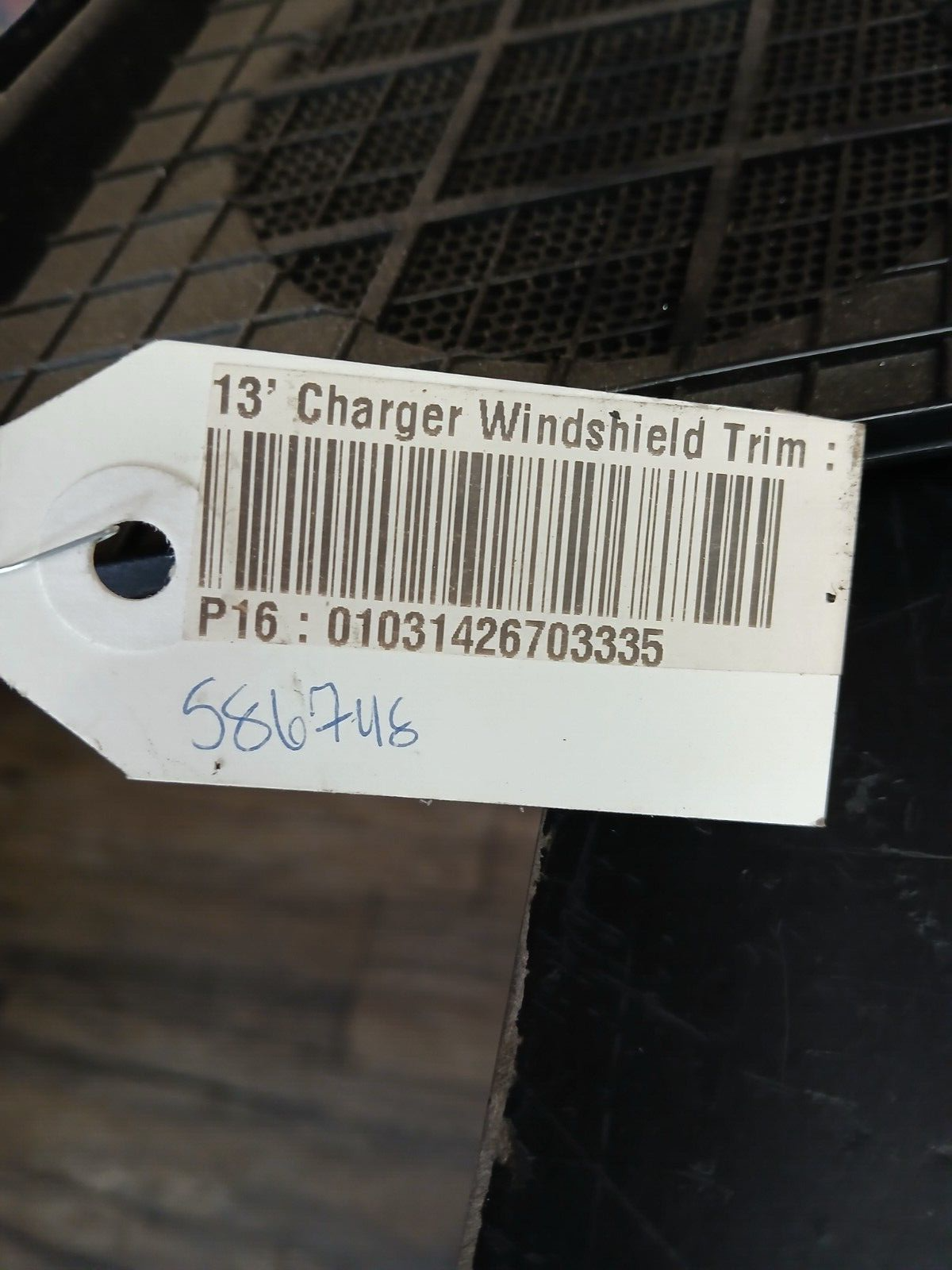 2011-2023 Charger/300 Dash Windshield Defroster Grille Panel 1jq67dx9ai