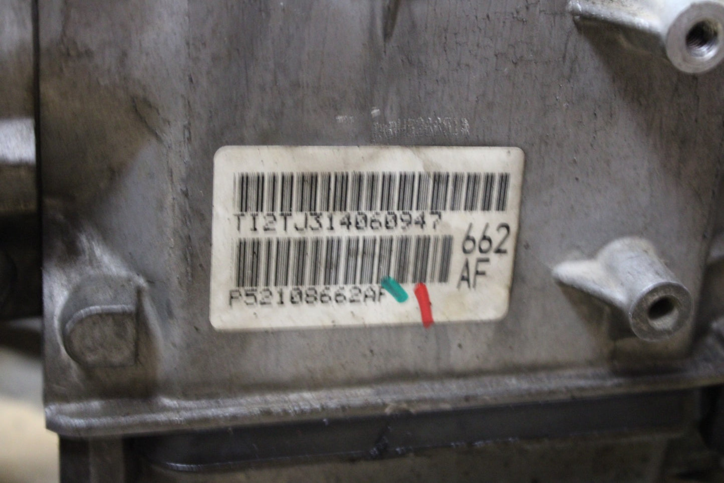 CORE 2013 Dodge Challenger SRT8 Automatic Transmission Assembly OEM 52108662AF