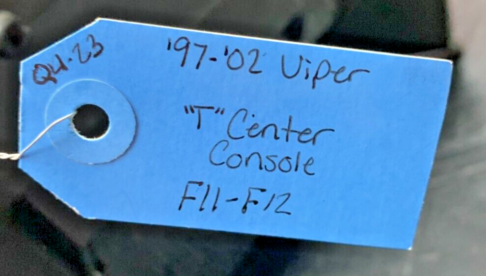 1997-2002 Dodge Viper "T" Center Console Light Damage OEM part.