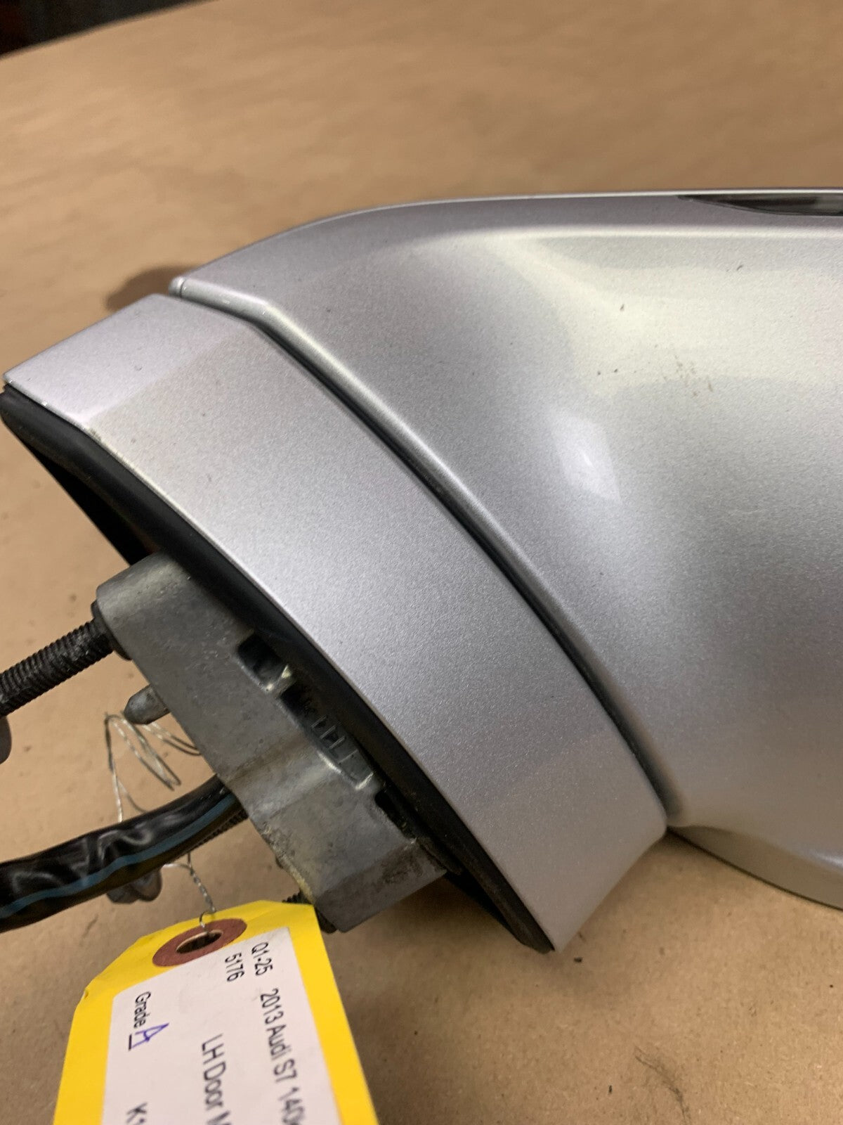 2013-2018 Audi S7/A7/RS7 Driver LH Side Door Mirror Assembly Gray