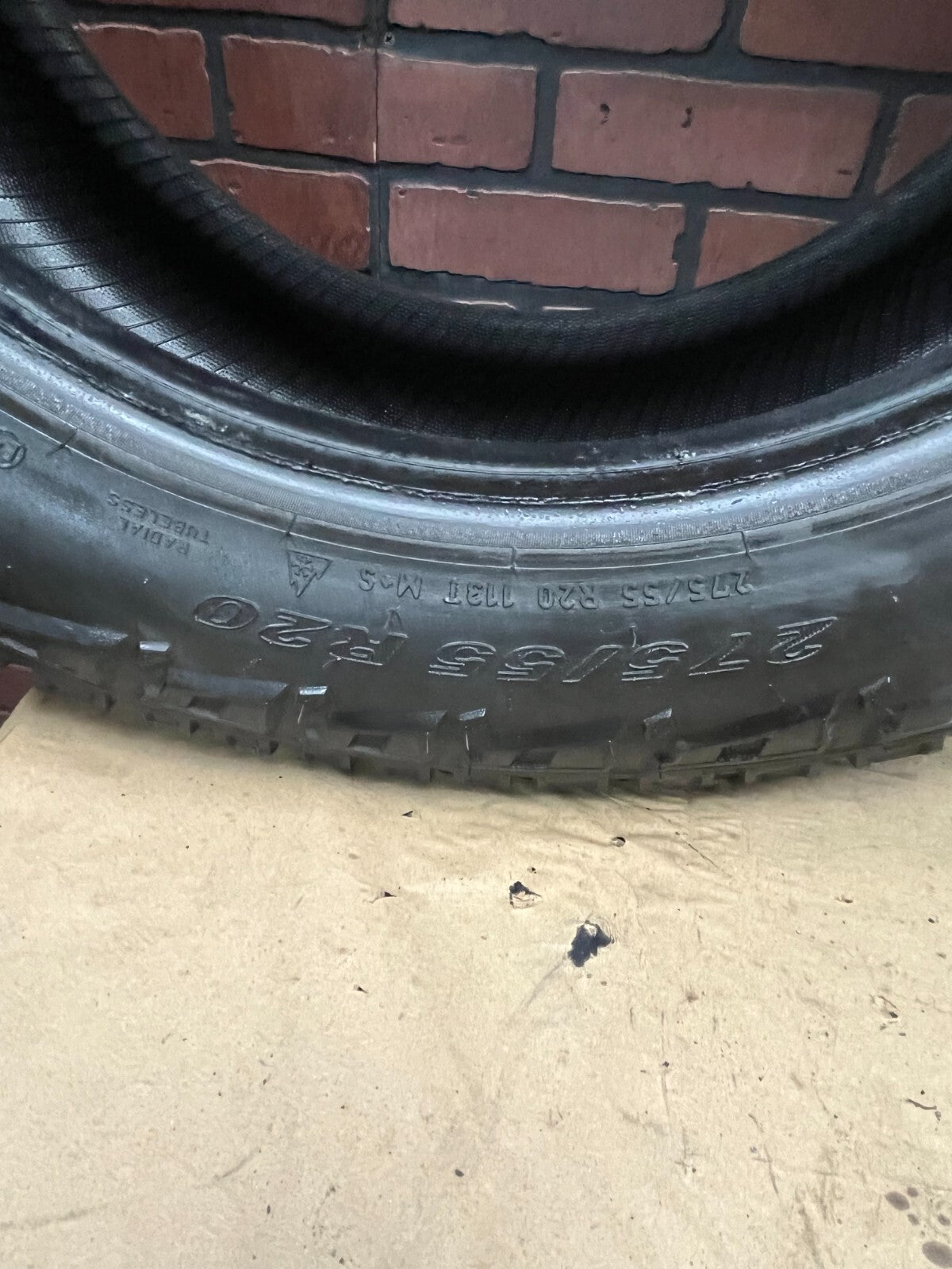 Used 2 X Pirelli Scorpion All Terrain Plus 275/55R20 113T Tires 5/32"