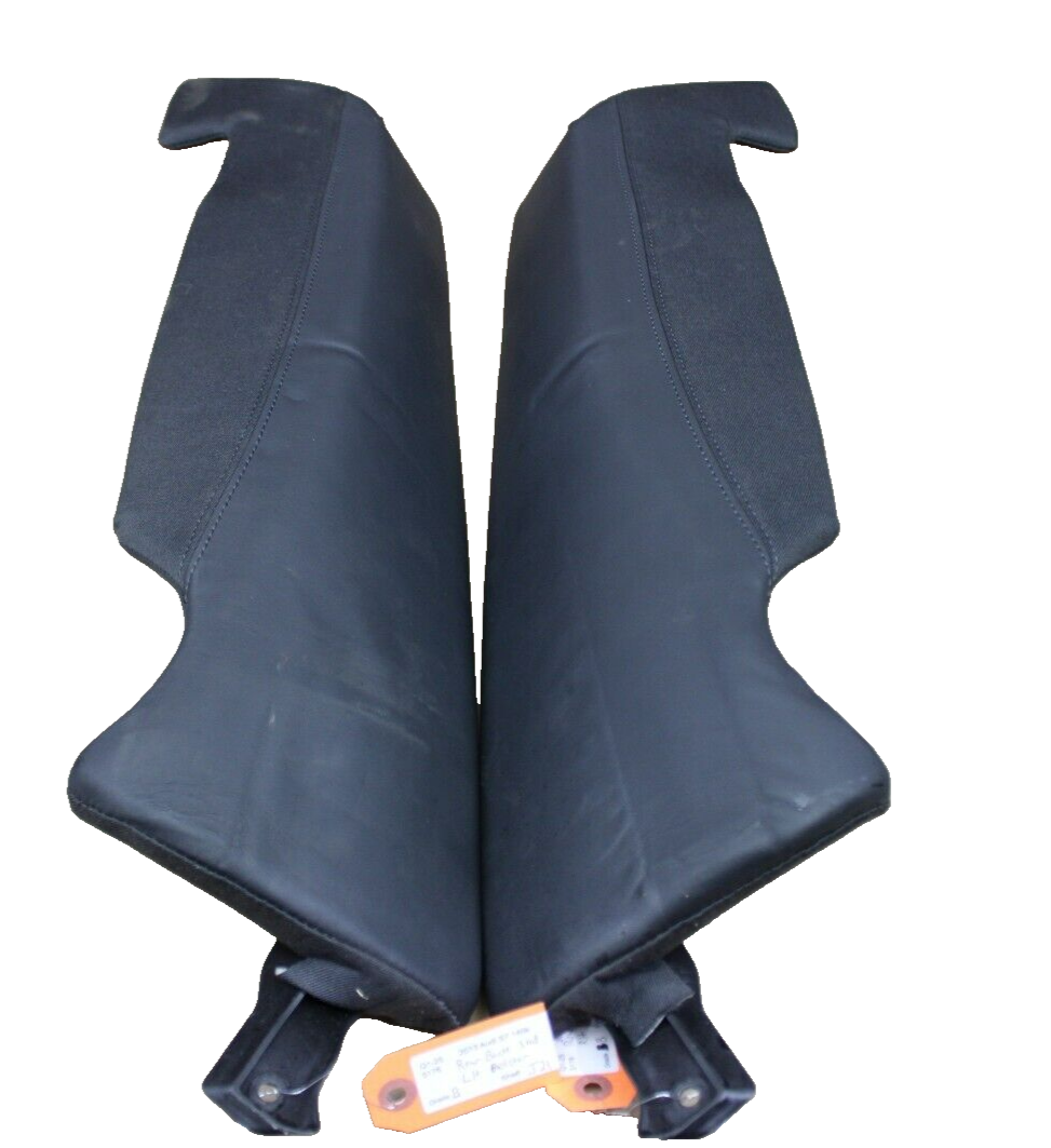 Set Rear Left Right Seat Backrest Bolster Black 4G085704AJ22A Audi A7 S7 RS7 18