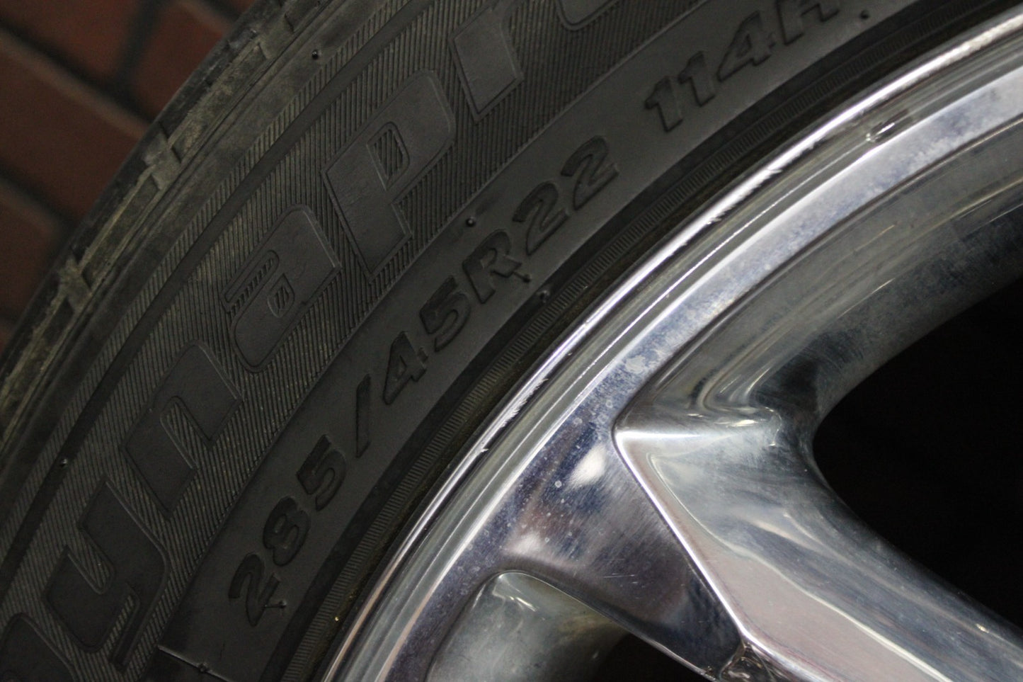 2007-2014 Cadillac Escalade Full 22” Wheel Set 22x9 Silver OEM 4/32nds 9597482