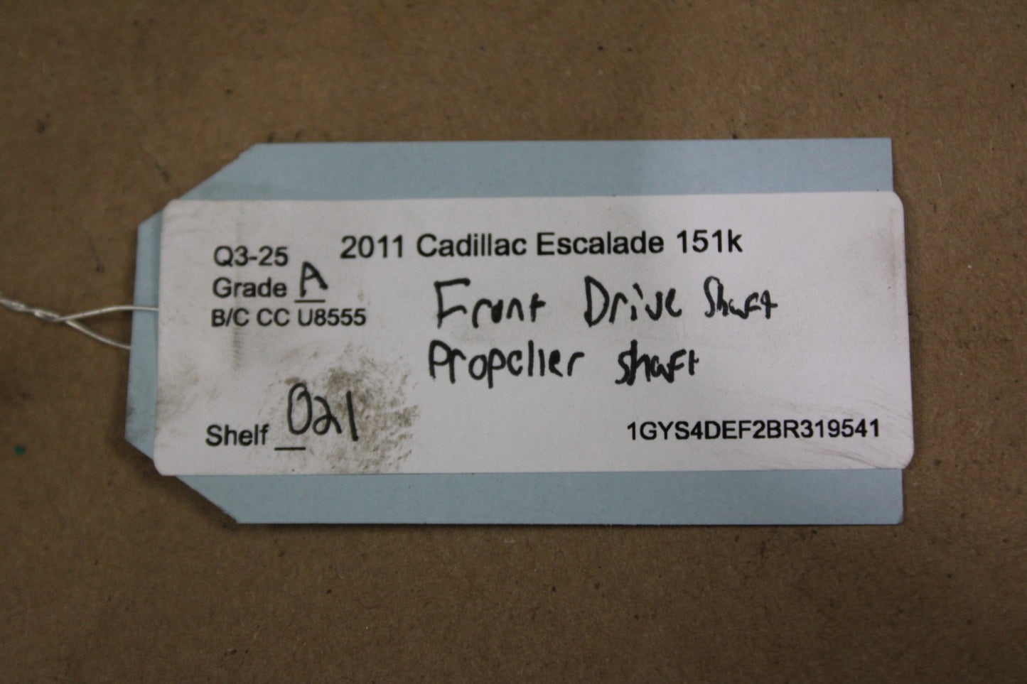 2007-2014 Cadillac Escalade Front Driveshaft Drive Shaft Assembly OEM
