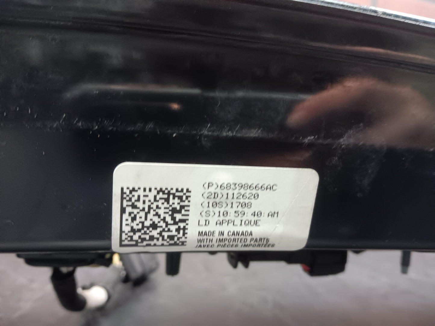 2015-2023 Dodge Charger Rear Center Tail Light Lamp Assembly 68398666ac