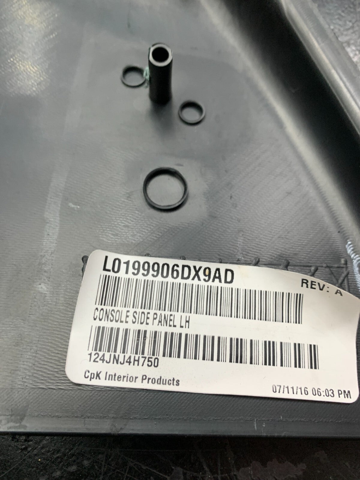 2015-2023 CHALLENGER/CHARGER/300 CENTER CONSOLE LEFT DRIVER SIDE COVER PANEL OEM