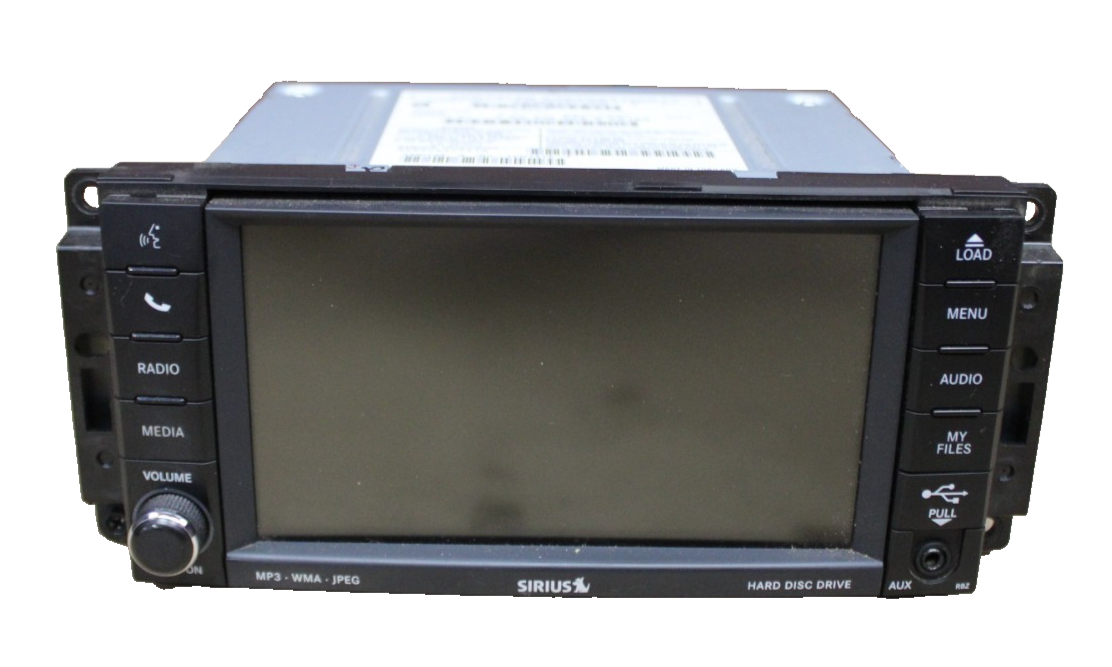 Jeep Chrysler Dodge MyGIG SiriusXM Radio Touchscreen CD DVD Player OEM 5064677AG