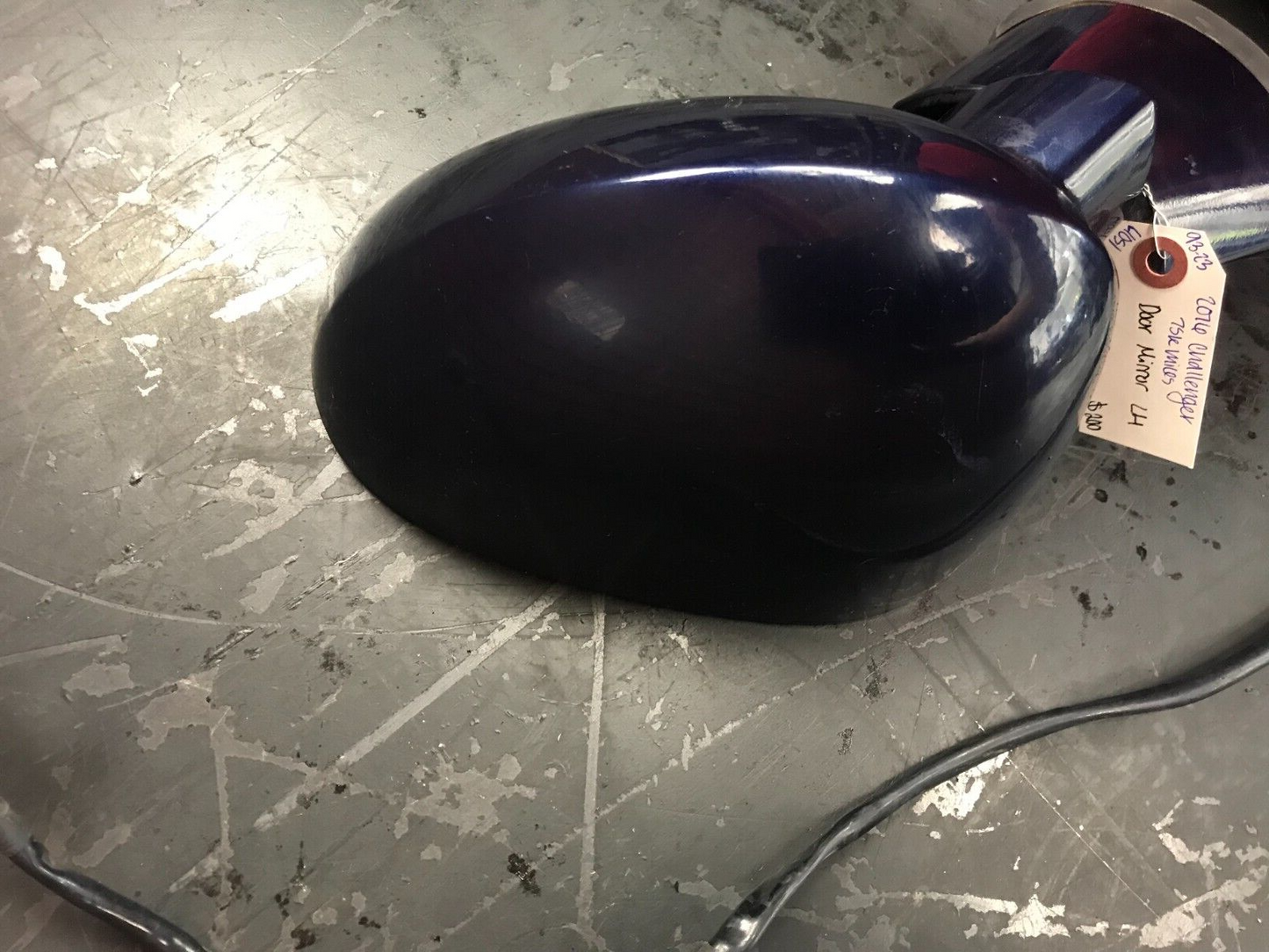 2015-2020 Dodge Challenger SRT Driver LH Side Blue Door Mirror Assembly