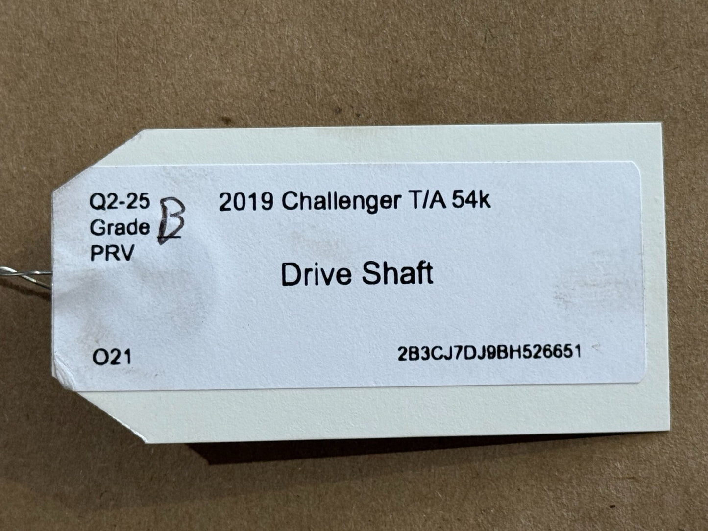 2015-2023 Challenger R/T Scat Pack 5.7/6.4 OEM Drive Shaft Automatic 68272626AD