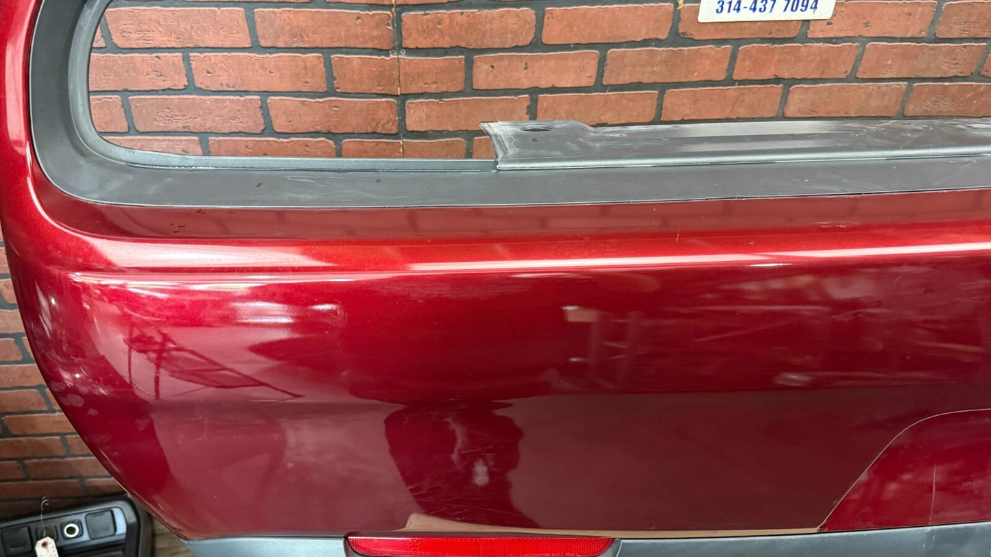 2015-2020 DODGE CHALLENGER REAR BUMPER COVER FASCIA ASSEMBLY PASSION RED PEARL
