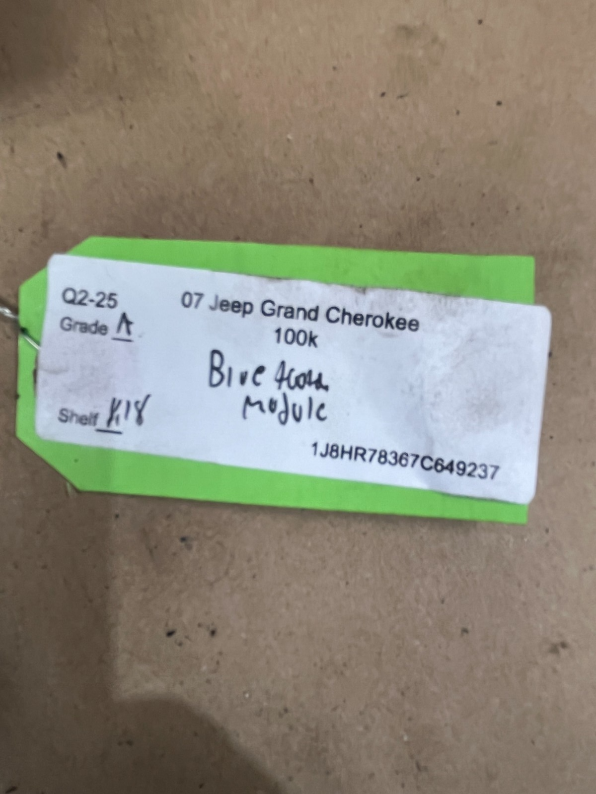 2007 Jeep Grand Cherokee UConnect Telematics Bluetooth Module 05064170AG