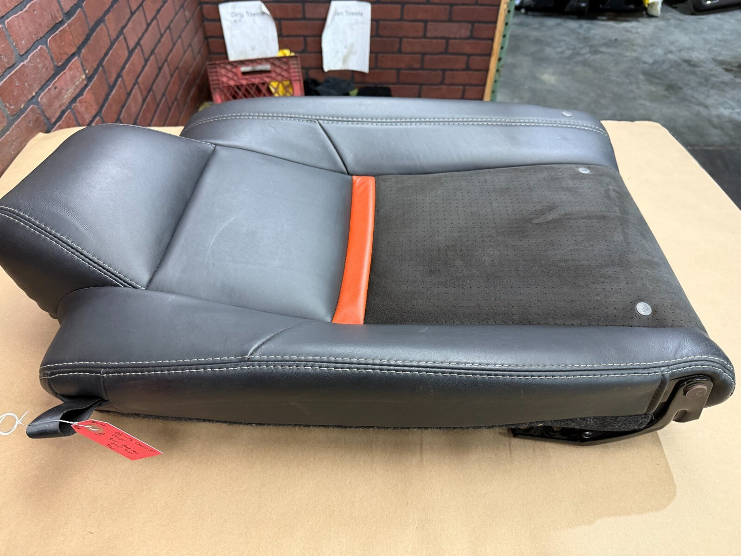 2008-2014 Dodge Challenger SRT8 Rear Back Seat Split Bench Passenger Right Suede