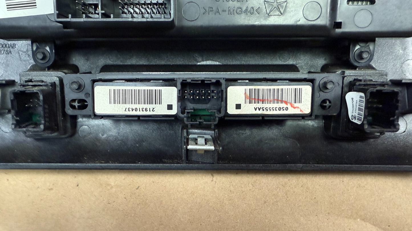 11-14 Dodge Challenger SRT8 Radio & Climate Trim Bezel SPORT Button 1175170AB