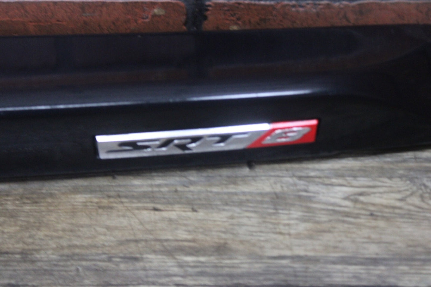 SRT8 LOGO 08-14 Dodge Challenger SRT8 OEM Rear Decklid Spoiler Black 1GL20TRMAB
