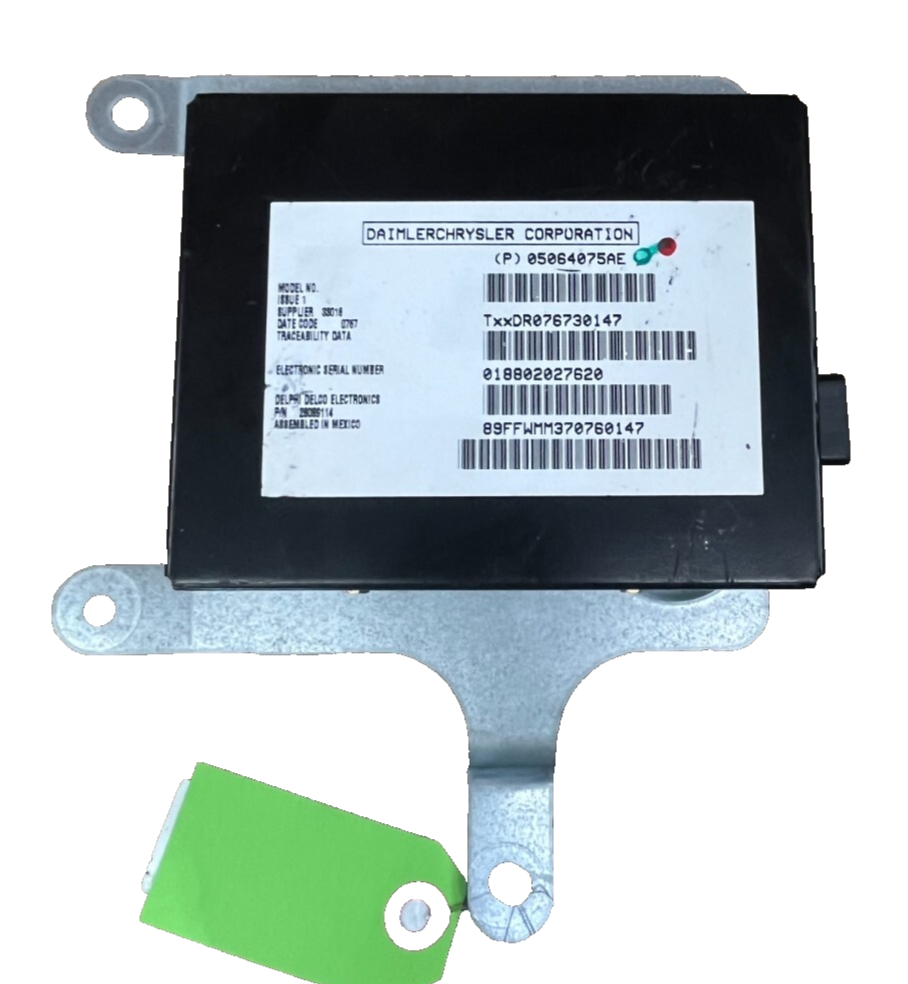06-09 DODGE RAM GRAND CHEROKEE TELEMATICS SATELLITE RECEIVER MODULE 05064075AE
