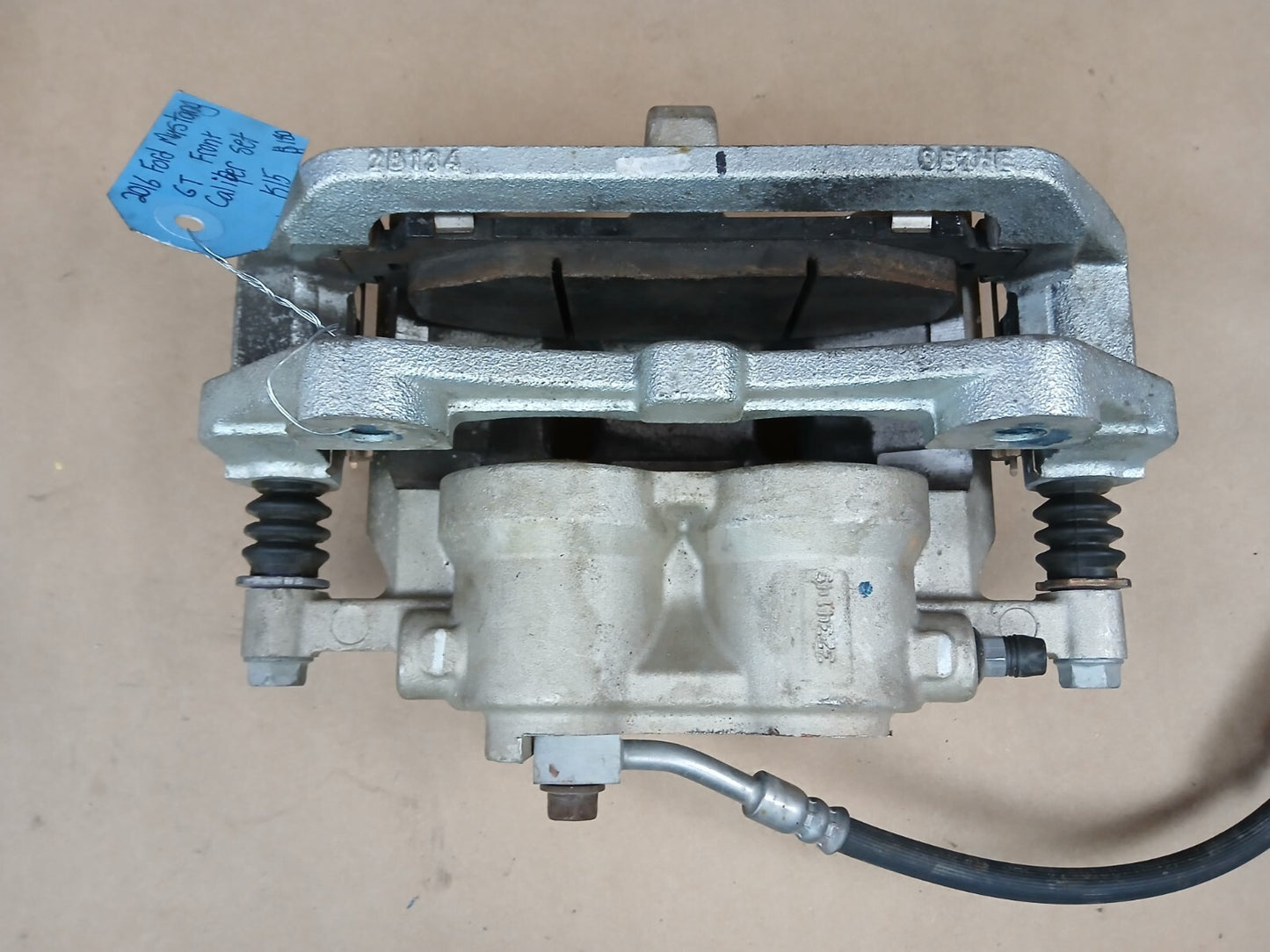 2015-2022 Ford Mustang GT Front LH & RH Brake Caliper Set Pair Silver