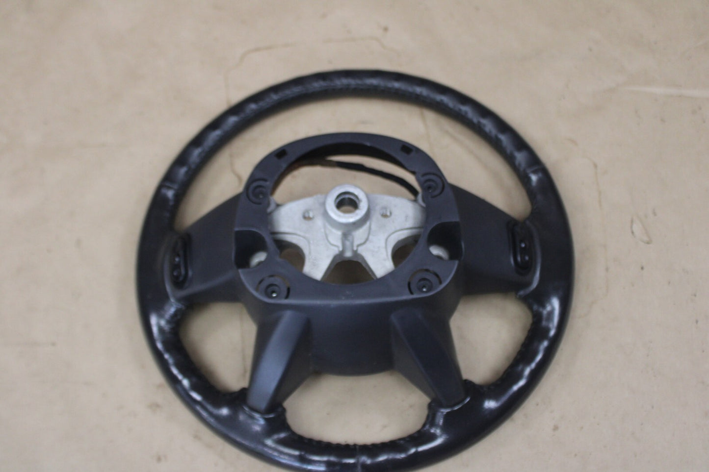 2005-2010 JEEP GRAND CHEROKEE COMMANDER SRT8 STEERING WHEEL OEM SLATE Leather