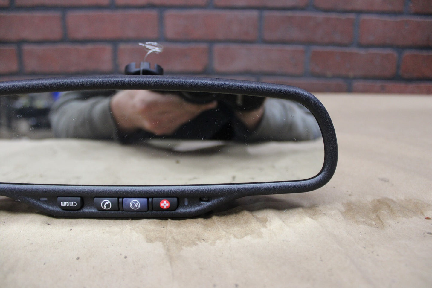 2009-14 Cadillac Escalade Black Interior Rear View Mirror Assembly GM 25774612