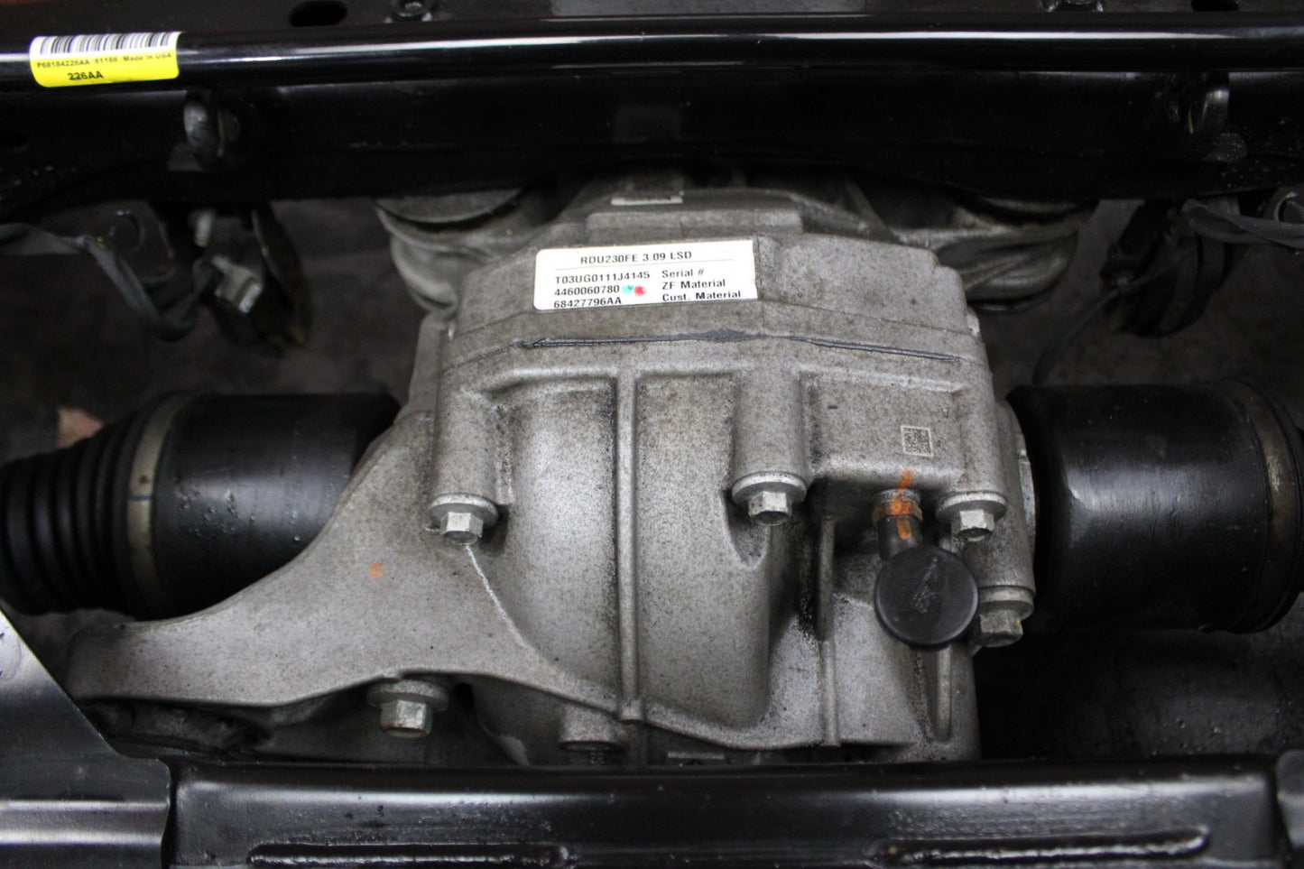 2015-2023 Dodge Charger Scat Pack Rear End Differential Cradle Assembly 75k OEM