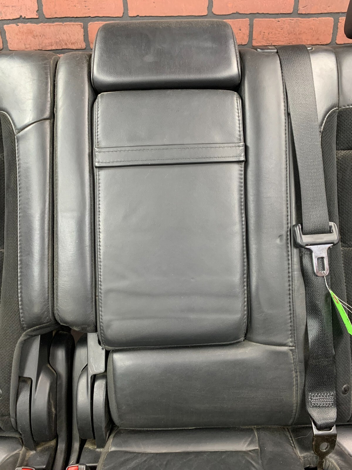 2011-2013 Jeep Grand Cherokee SRT Rear Seat Set Black Leather and Suede *Imprint