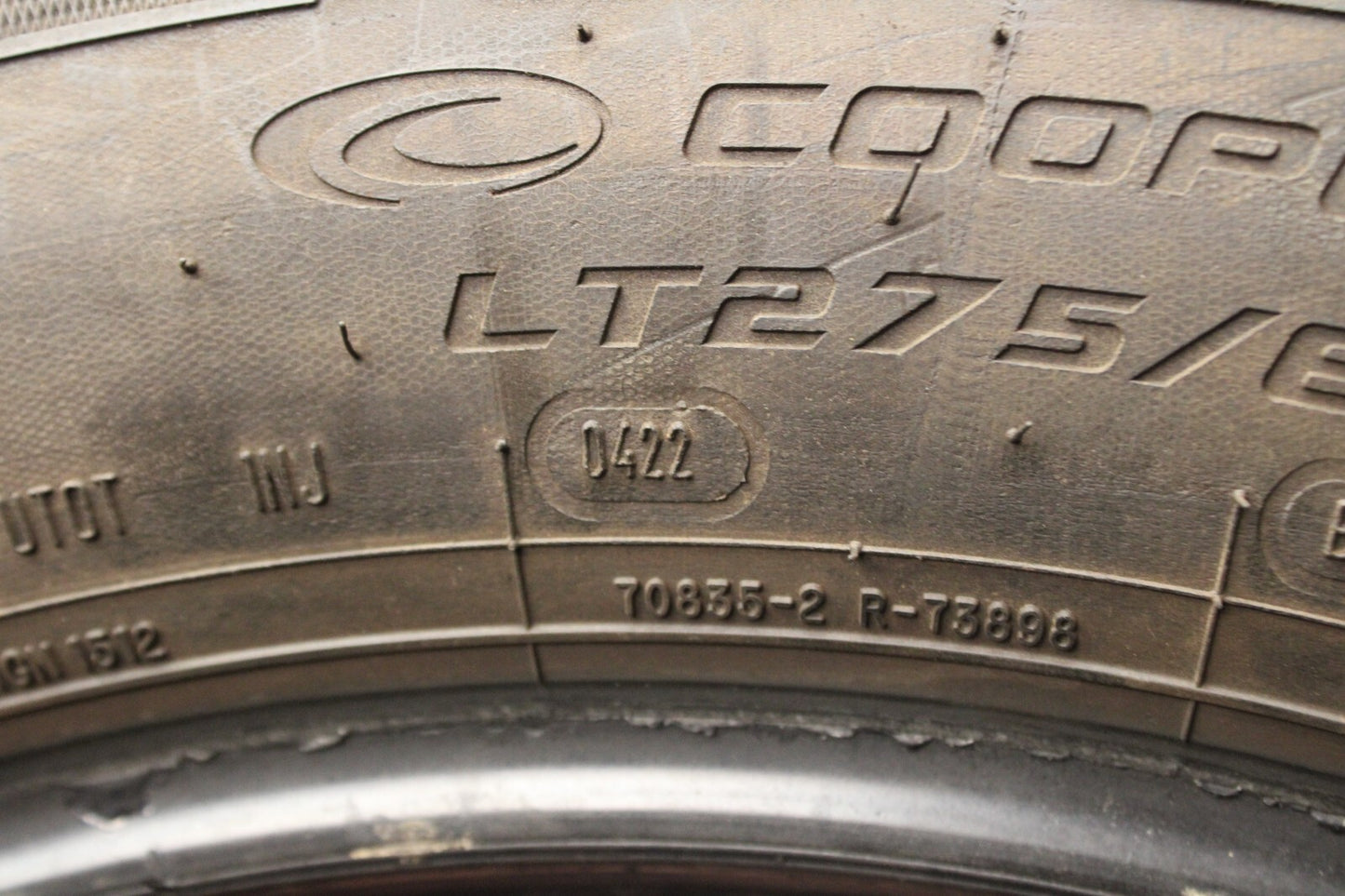 Cooper Discoverer AT3 XLT Used Tire LT 275/65R20 5/32nds