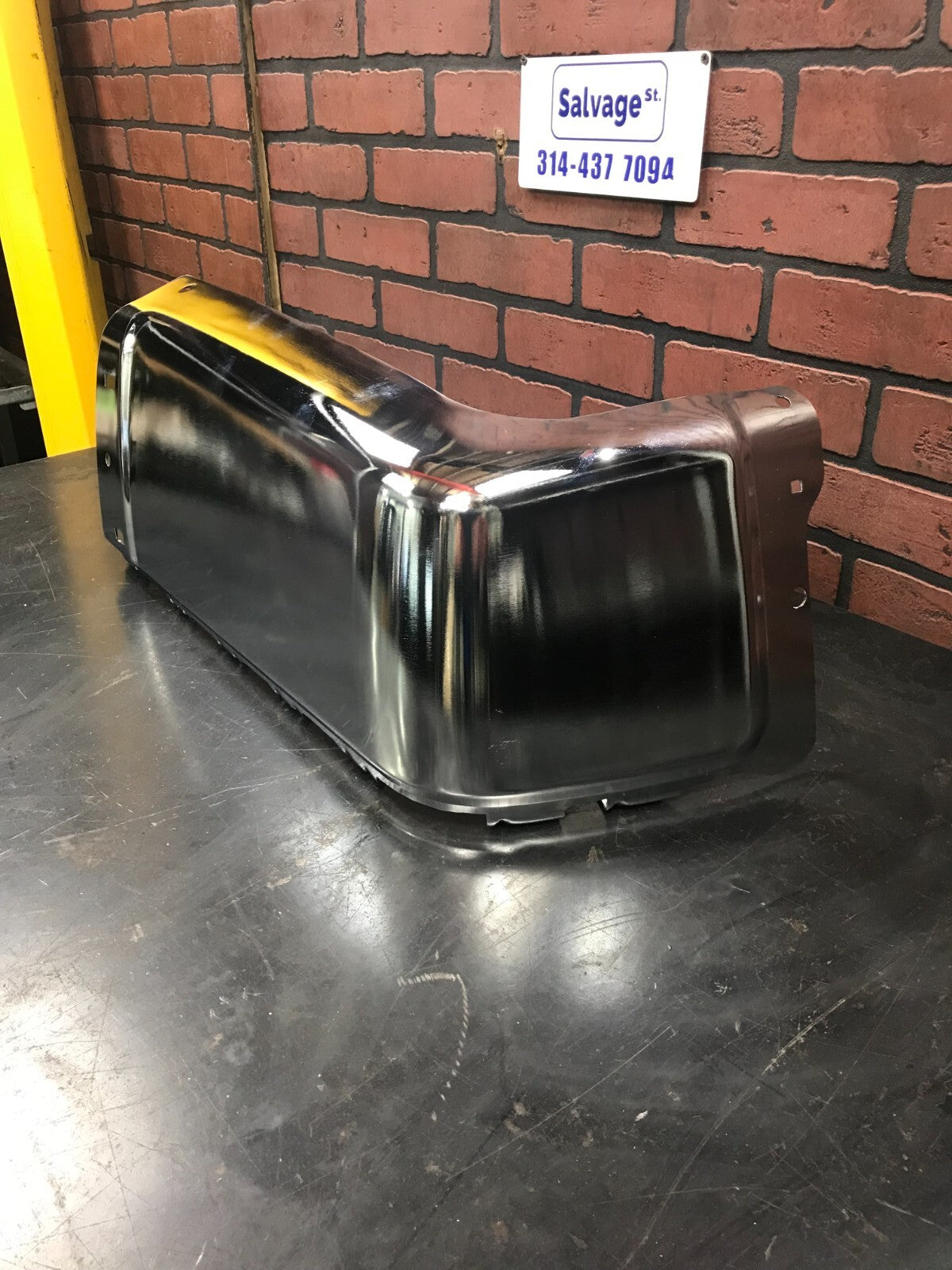 2007-2013 Silverado/Sierra/GMC Chrome Silver Rear Right Passenger Bumper End Cap