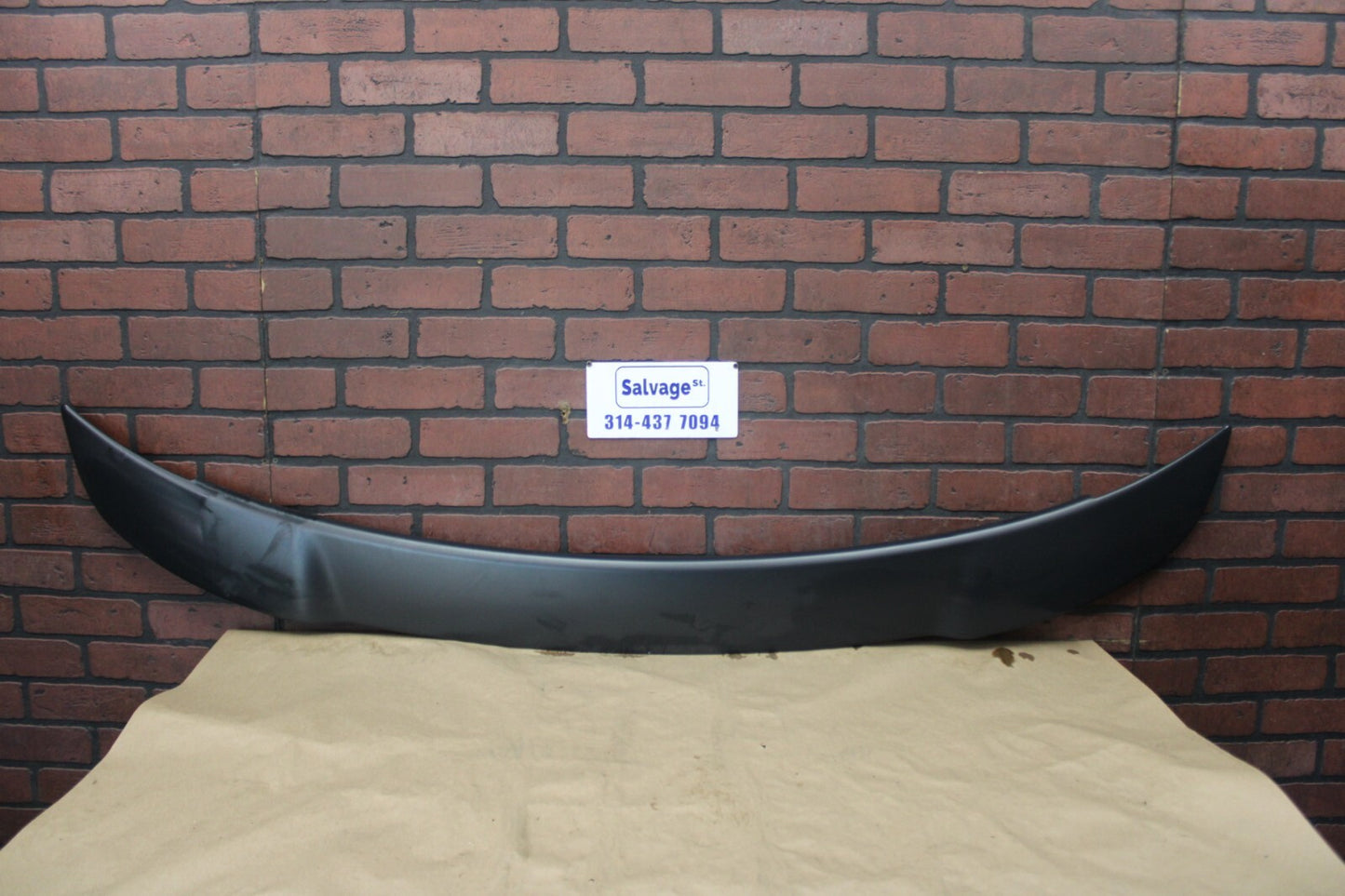DODGE CHARGER 15-23 OEM TRUNK DECK LID MOUNTED REAR WING SPOILER TRIM 5NH39RXFAC