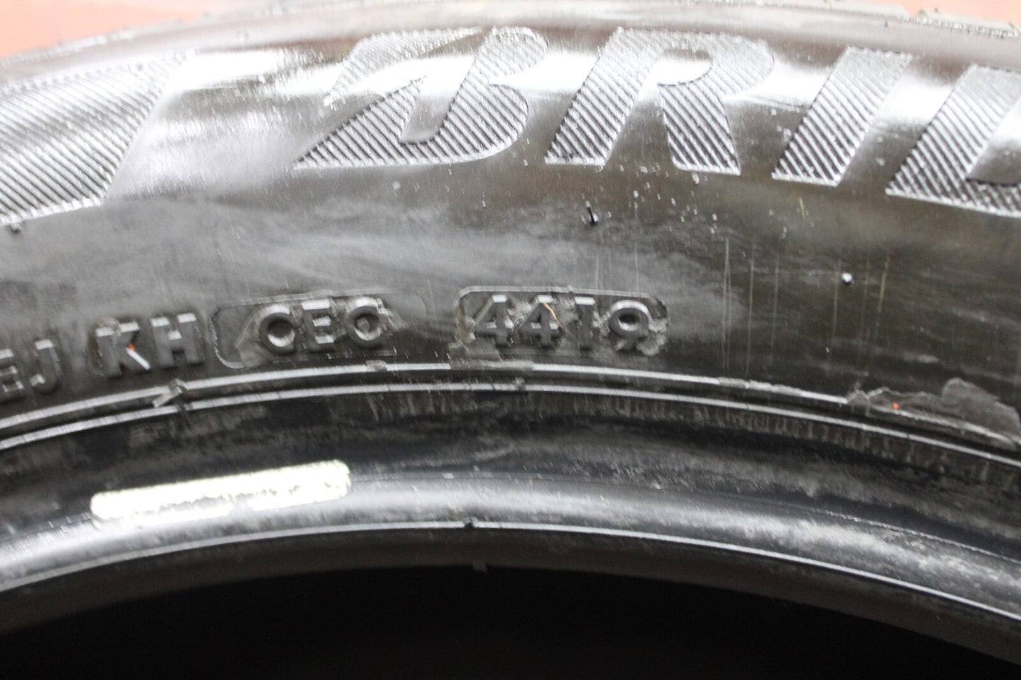 P245/50R20 Bridgestone Dueler H/P Sport AS 19" 102 V Used Tire 8/32nds