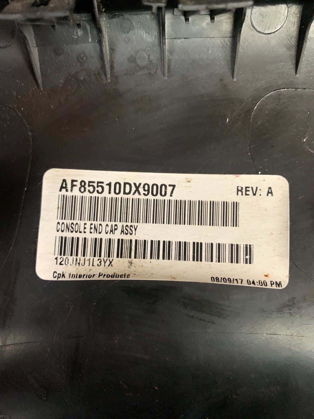 2015-2023 Dodge Challenger Center Console Back Panel OEM AF85510DX9007