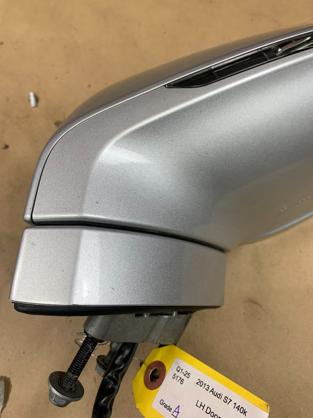 2013-2018 Audi S7/A7/RS7 Driver LH Side Door Mirror Assembly Gray