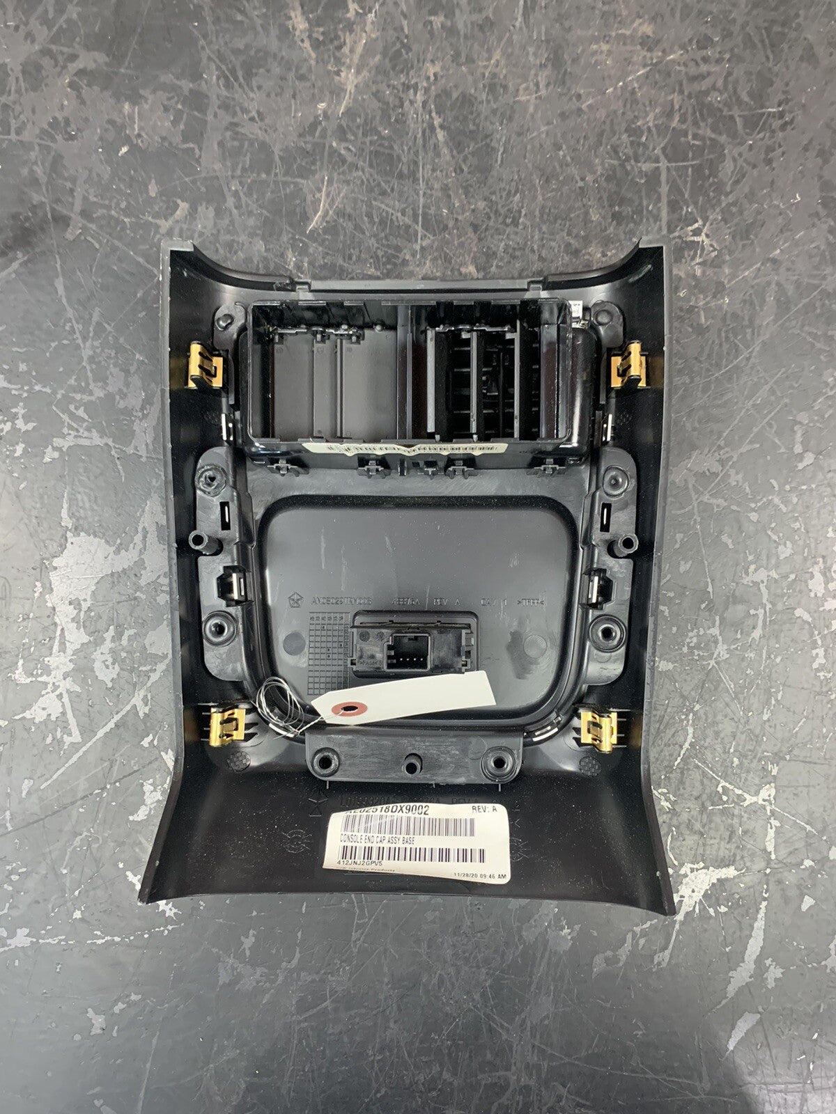 2015-2023 Charger 300 Center Console Rear Vent Panel OEM Black AE02518DX9002