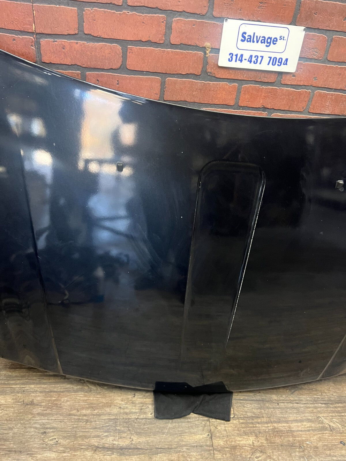 2005-2010 Jeep Grand Cherokee SRT8 Front Hood Cover Used OEM Black PX8 SUN FADE