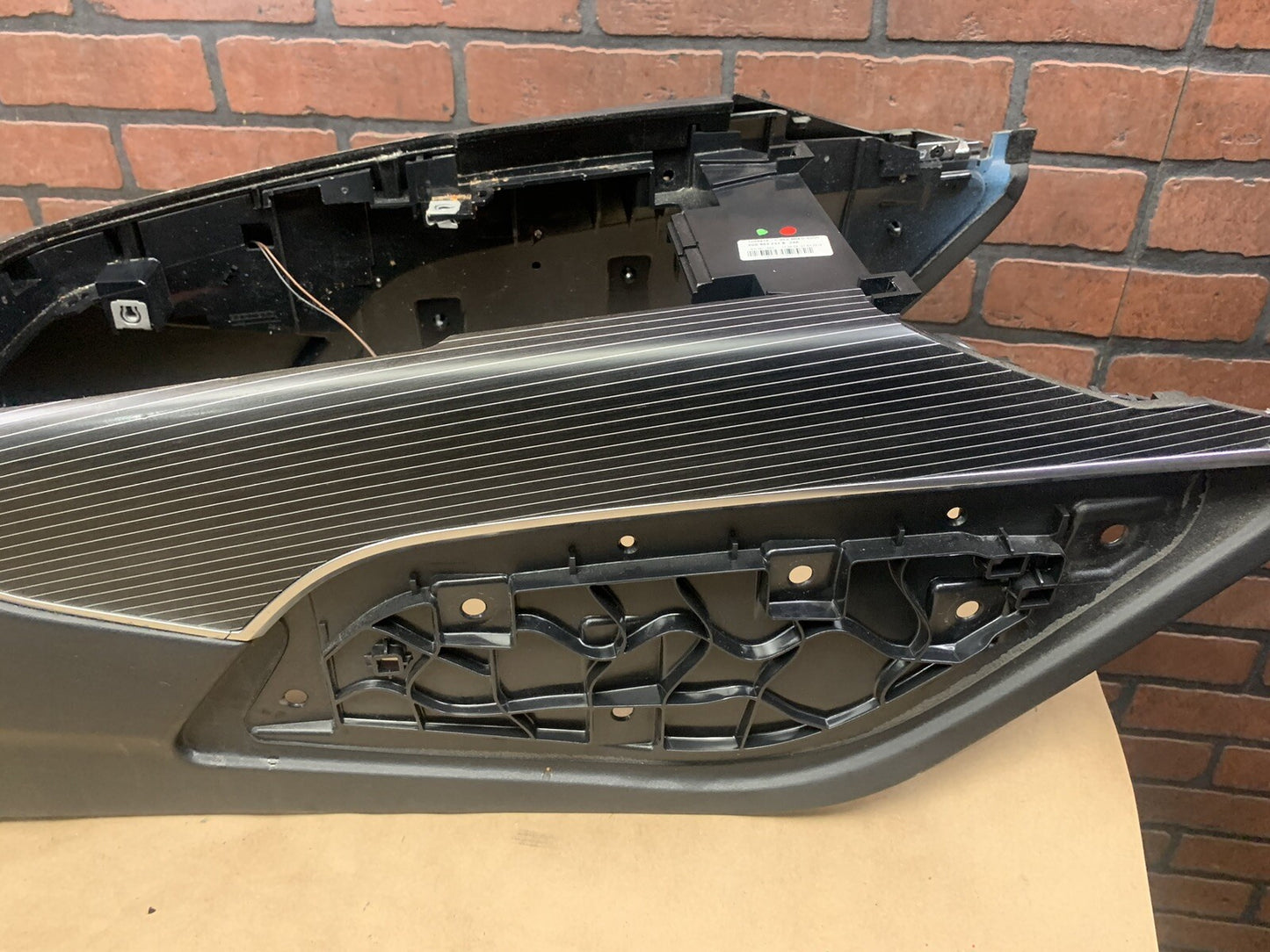 2012-2018 AUDI A6/S6/A7/S7/RS7 Center Console Panel OEM-Black Fretted Ebony Trim