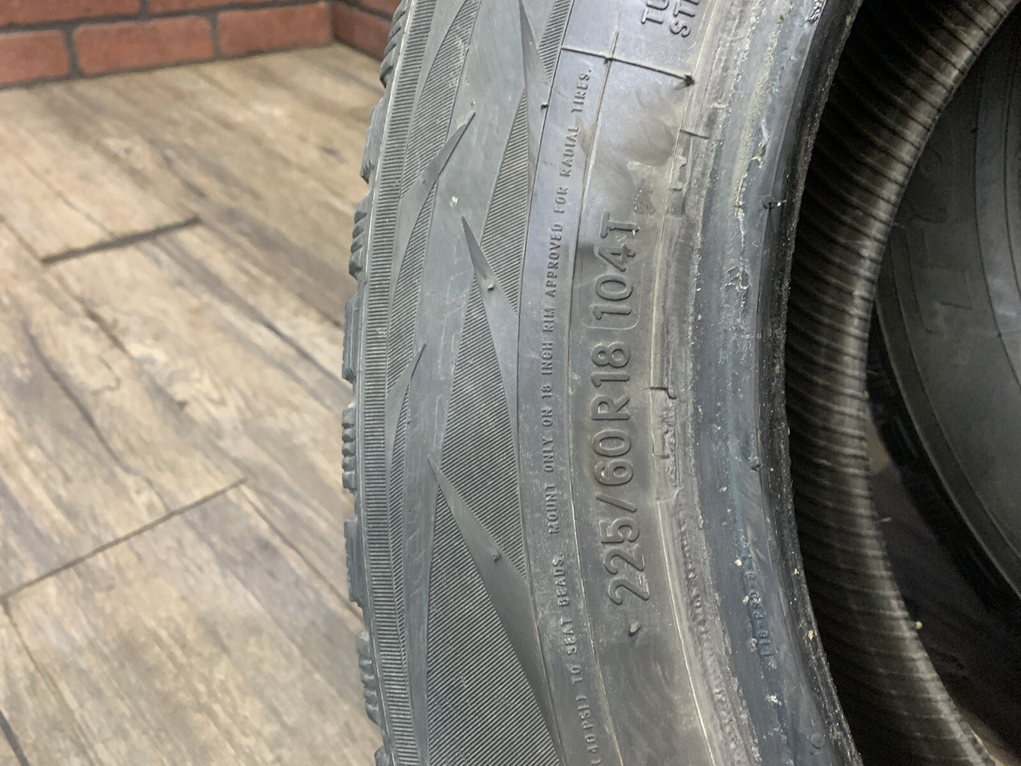 Obersrve G3-ICE 225/60r18 Winter Non-studded Studable Tires 7/32 Good Tread