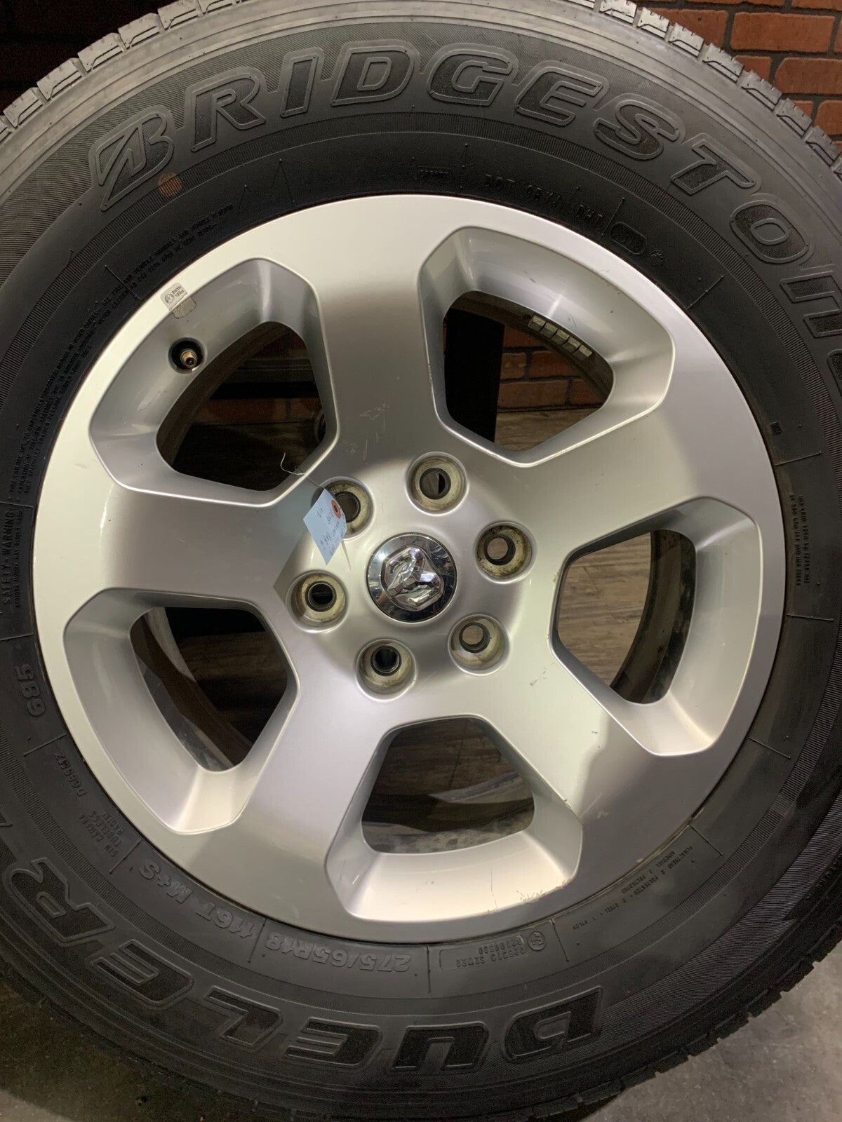 DODGE RAM TRUCK 1500 18" SILVER FACTORY OE WHEELS 5YD54TRMAA 2670 2019 2020 2021