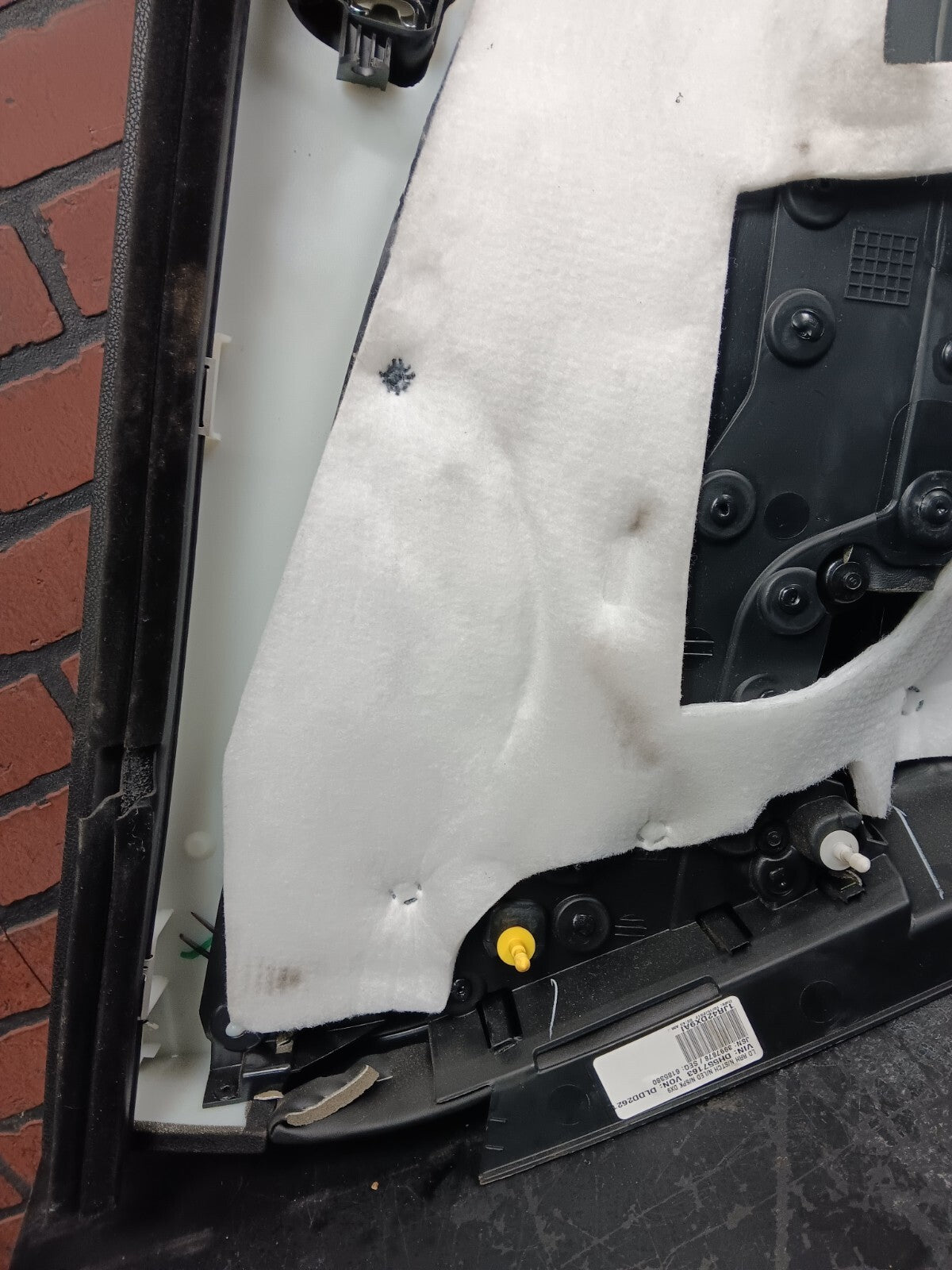 2011-2014 Dodge Charger Rear Passenger RH Side Interior Door Panel 1jr42dx9ai