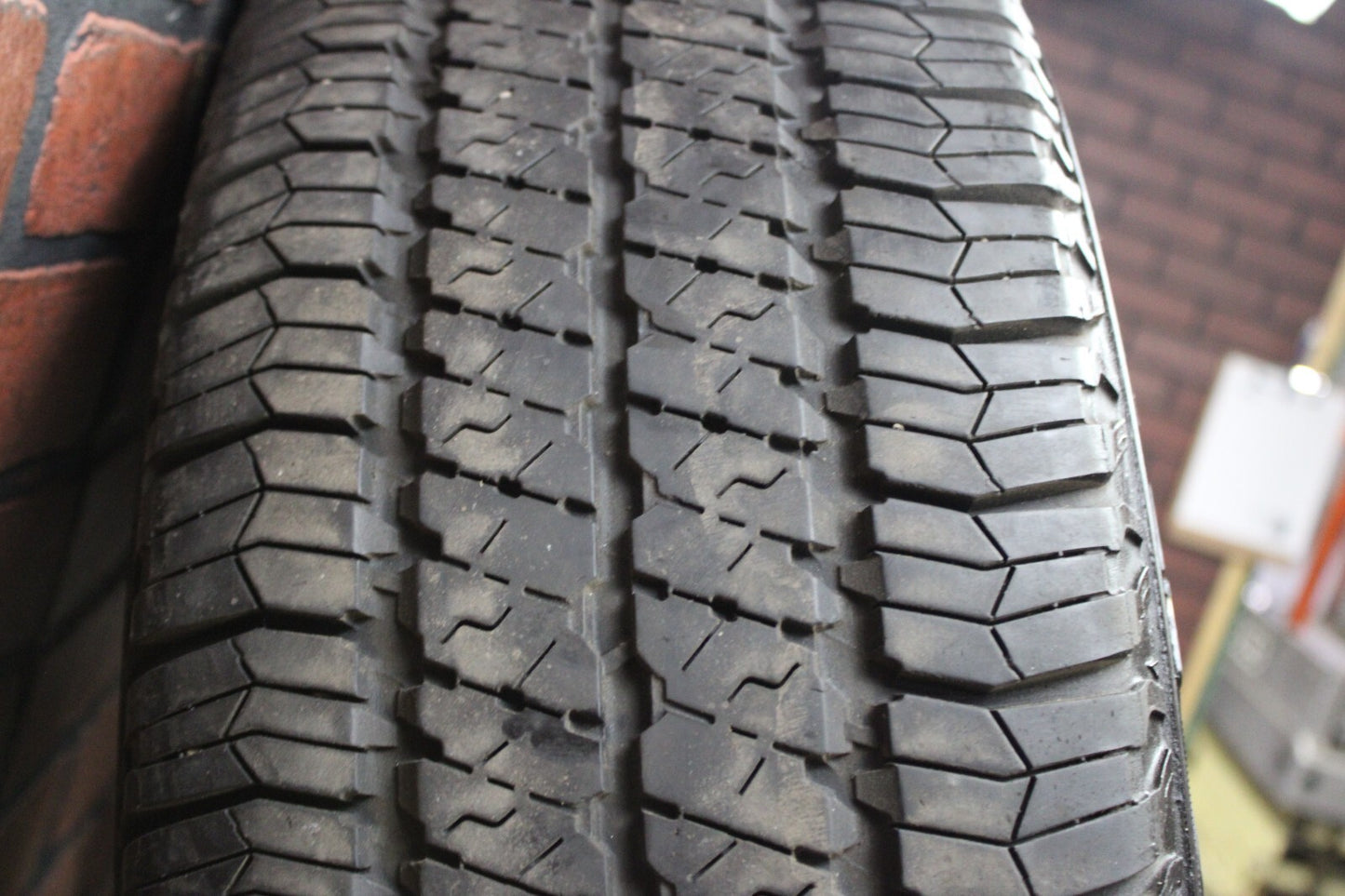 2007-2017 Jeep Wrangler 17x7.5" Wheel Set Goodyear 255/75R17 Light Damage Silver