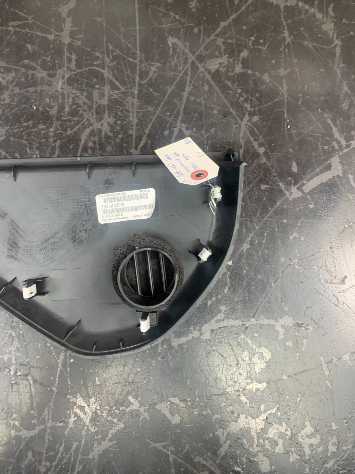 15-23 CHALLENGER DASH PANEL RIGHT PASSENGER END CAP TRIM COVER OEM 5LA80DX9AB