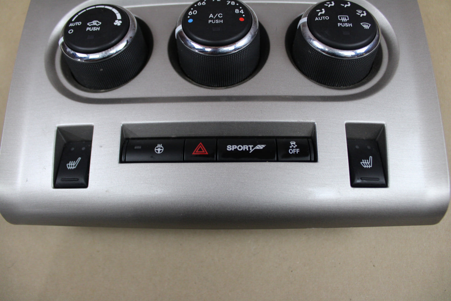 2011-2014 Dodge Challenger SRT8 Climate Controls Radio Bezel Heated Seat