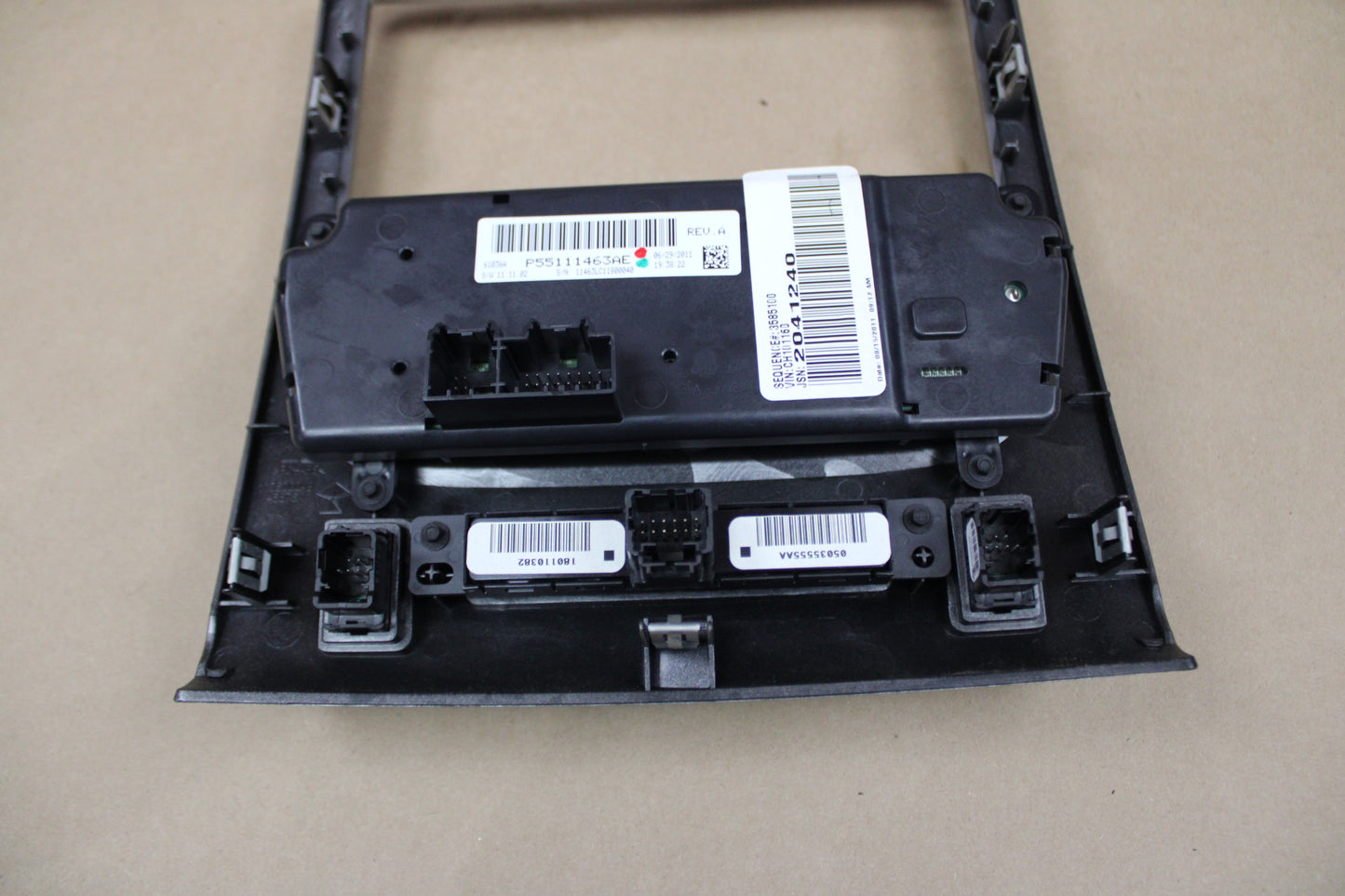 2011-2014 Dodge Challenger SRT8 Climate Controls Radio Bezel Heated Seat