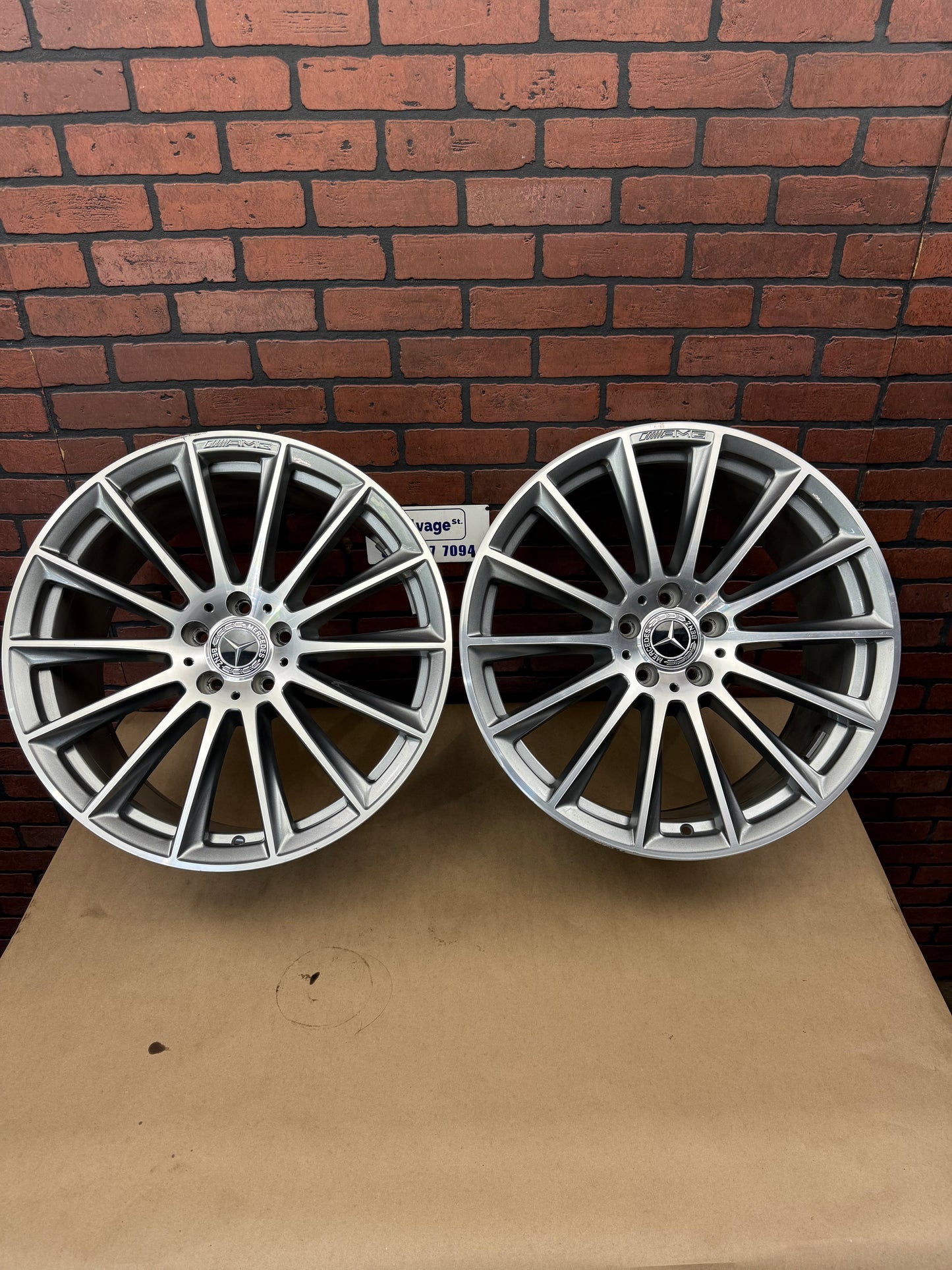 OEM AMG Mercedes Benz S Class S580 Wheel Rim Set 20" Staggered 20x9 20x10